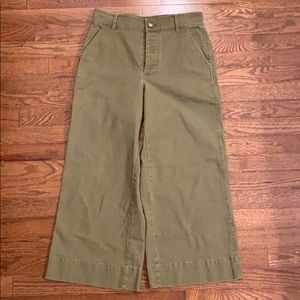 Madewell cropped wide leg size 28